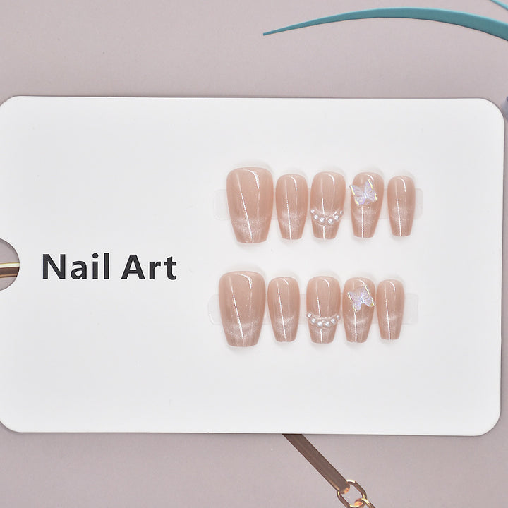 Artistic Press-On Nail Art Set Bowlift