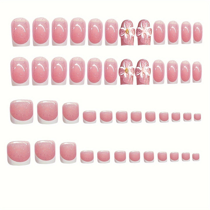 Decorative Floral Nail Art Bowlift