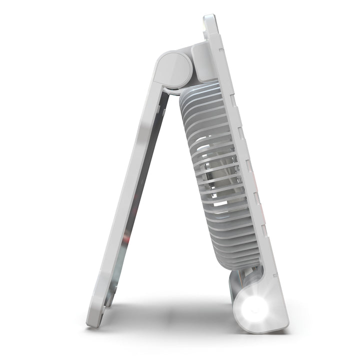 Portable Rechargeable LED Fan with Adjustable Stand Bowlift
