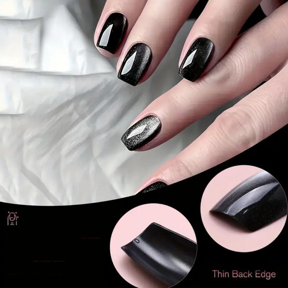 Cat-Eye Press-On Nail Set Bowlift