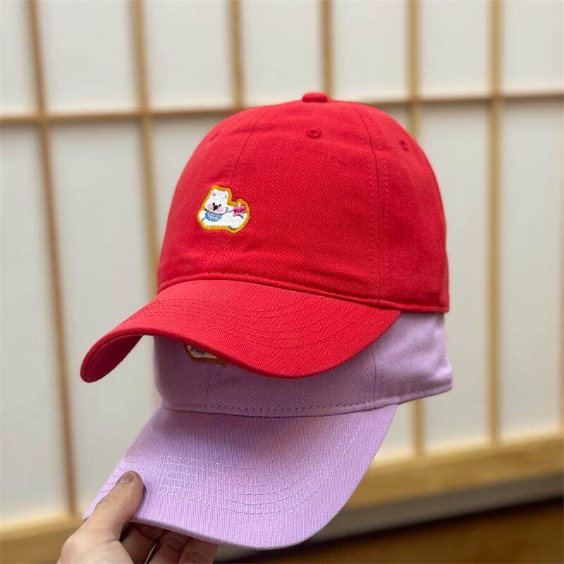 Women's Embroidered Fun Character Baseball Cap Bowlift