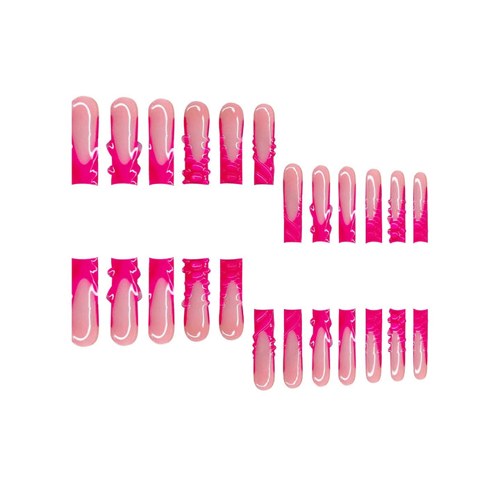 Stylish Long Length Press-On Nails Bowlift