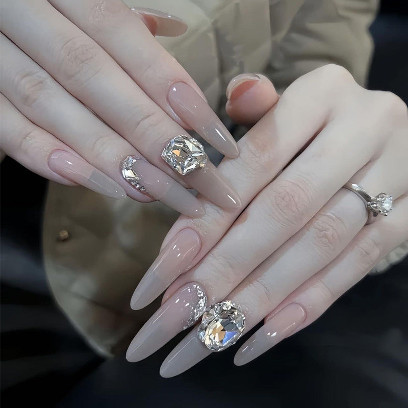 Elegant Sculpted Press-On Nails Bowlift