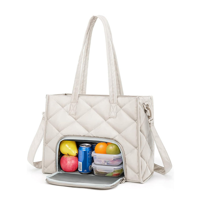Insulated lunch bag with multiple compartments Bowlift