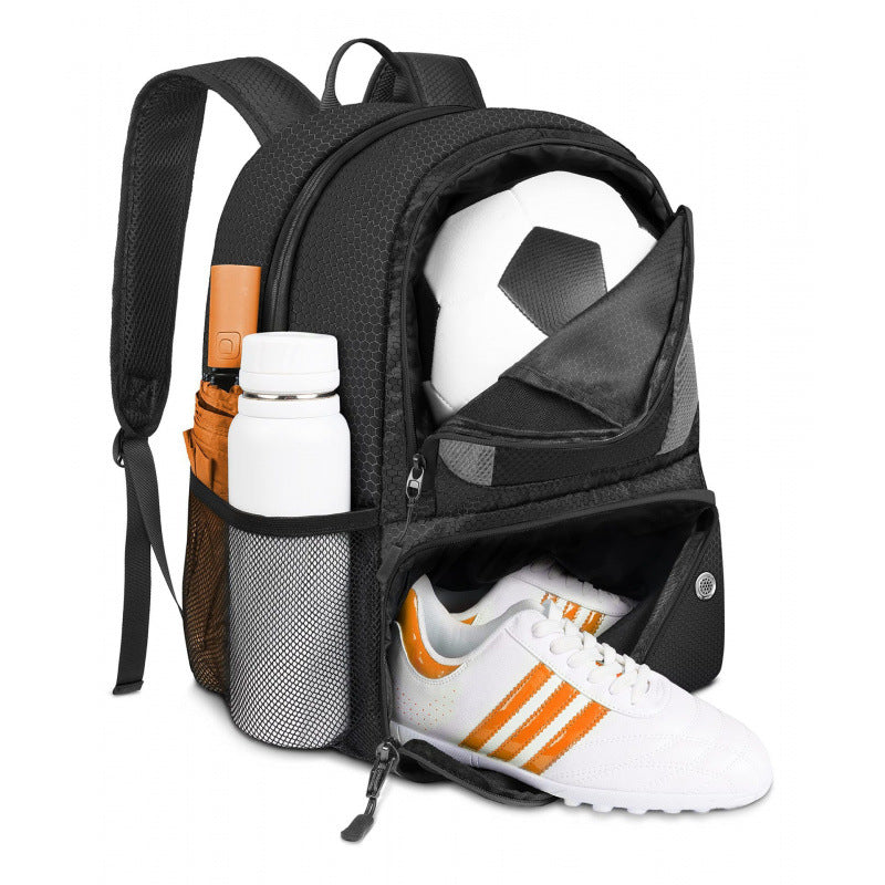 Sporty backpack with shoe compartment and drink compartment Bowlift