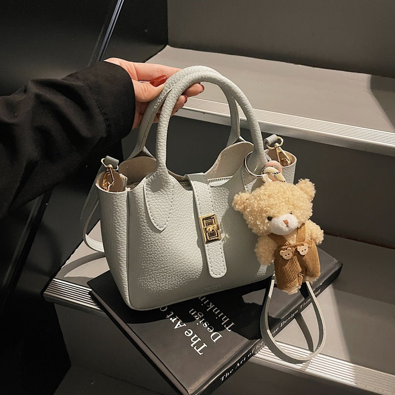 Elegant Textured Mini Handheld Tote Bowlift