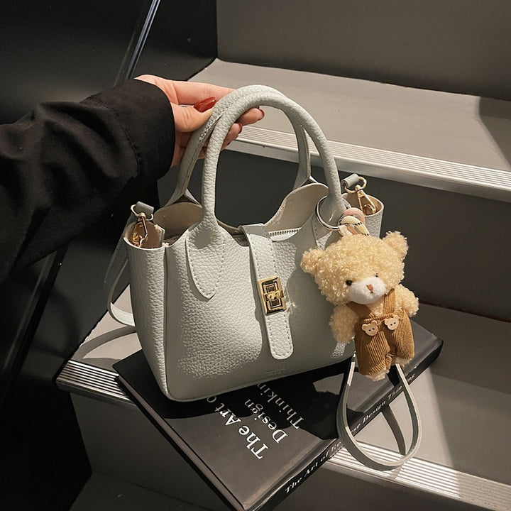 Elegant Textured Mini Handheld Tote Bowlift
