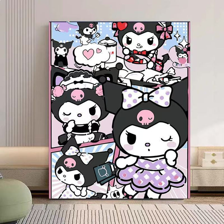 Cute Character Bath Time Wall Art Bowlift