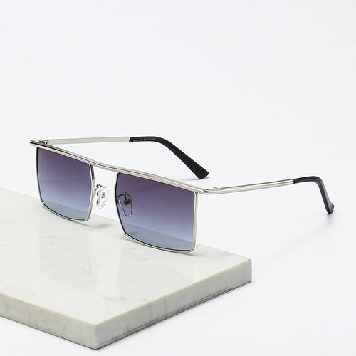 Women's fashionable sunglasses with intricate, rectangular frame Bowlift