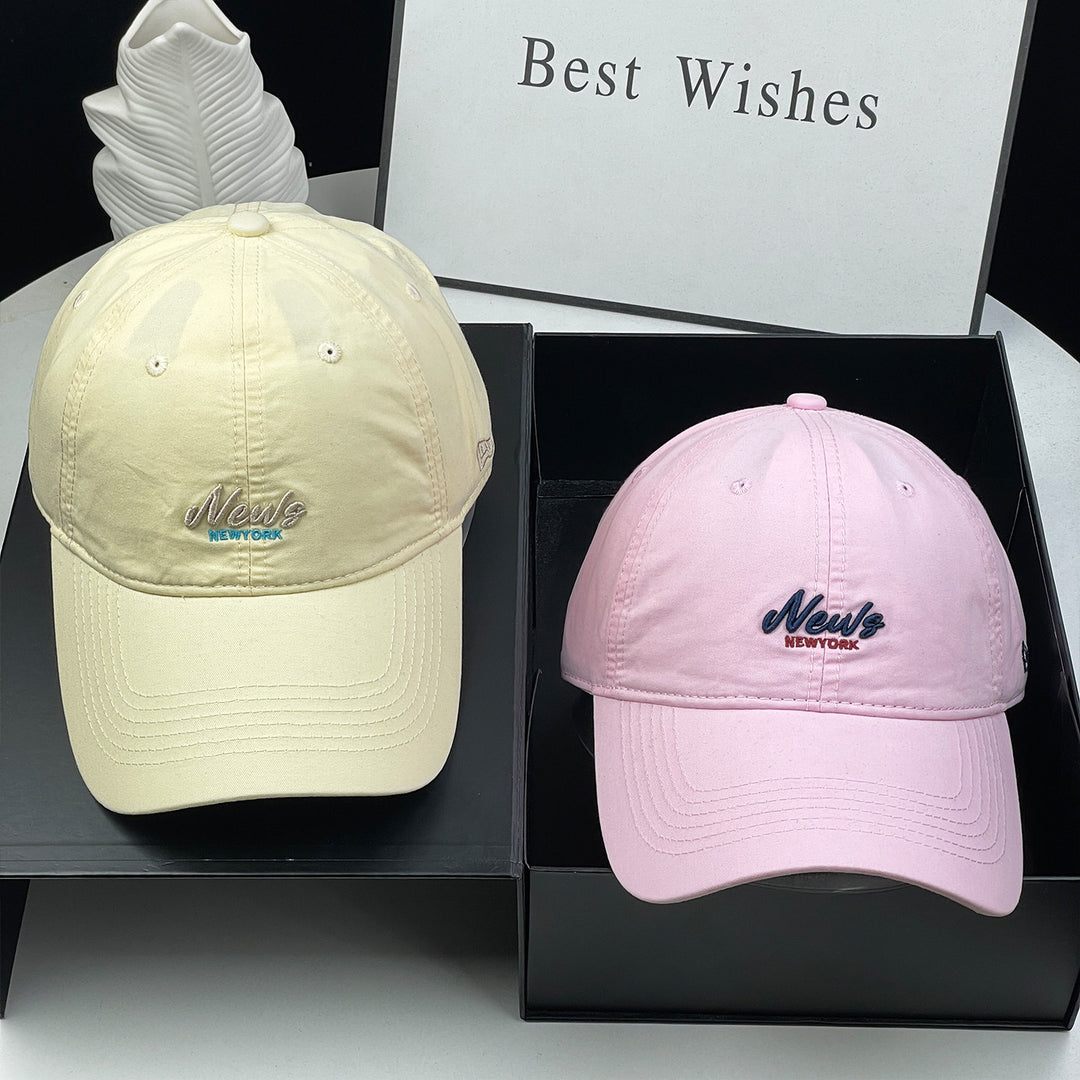 Unisex Adjustable Embroidered Cap Bowlift