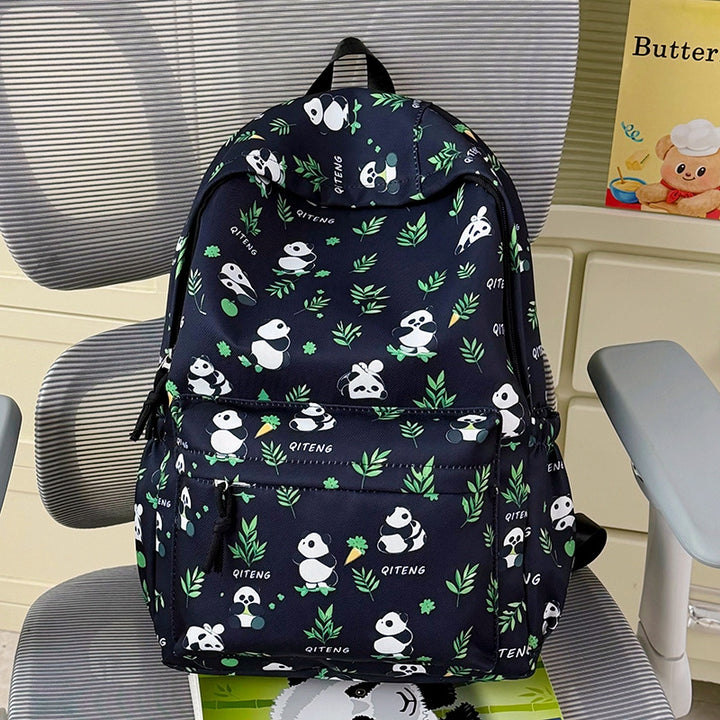 Fun and Playful Panda Print Backpack