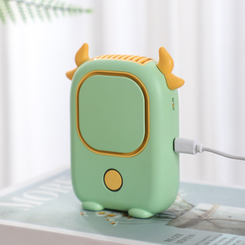 Mini Portable Cow-Shaped USB Fan Bowlift