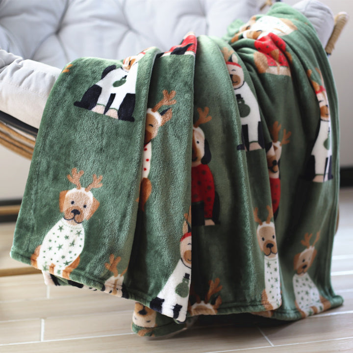 Cozy Unicorn-Themed Fleece Hoodie Blanket