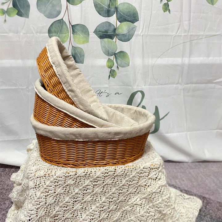 Cozy Woven Bread Basket Bowlift