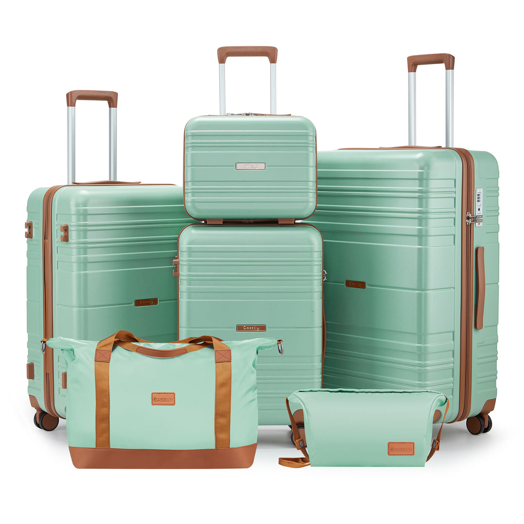 Unisex Premium Hard Shell Travel Luggage Set Bowlift