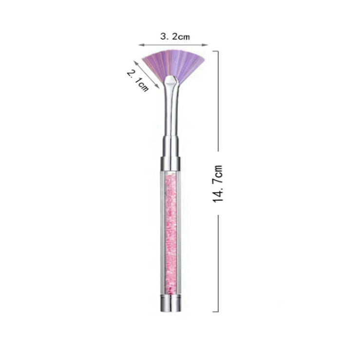 Fan Brush for Makeup Application Bowlift
