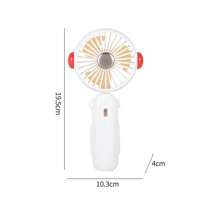 Cute Character Portable Handheld Fan Bowlift