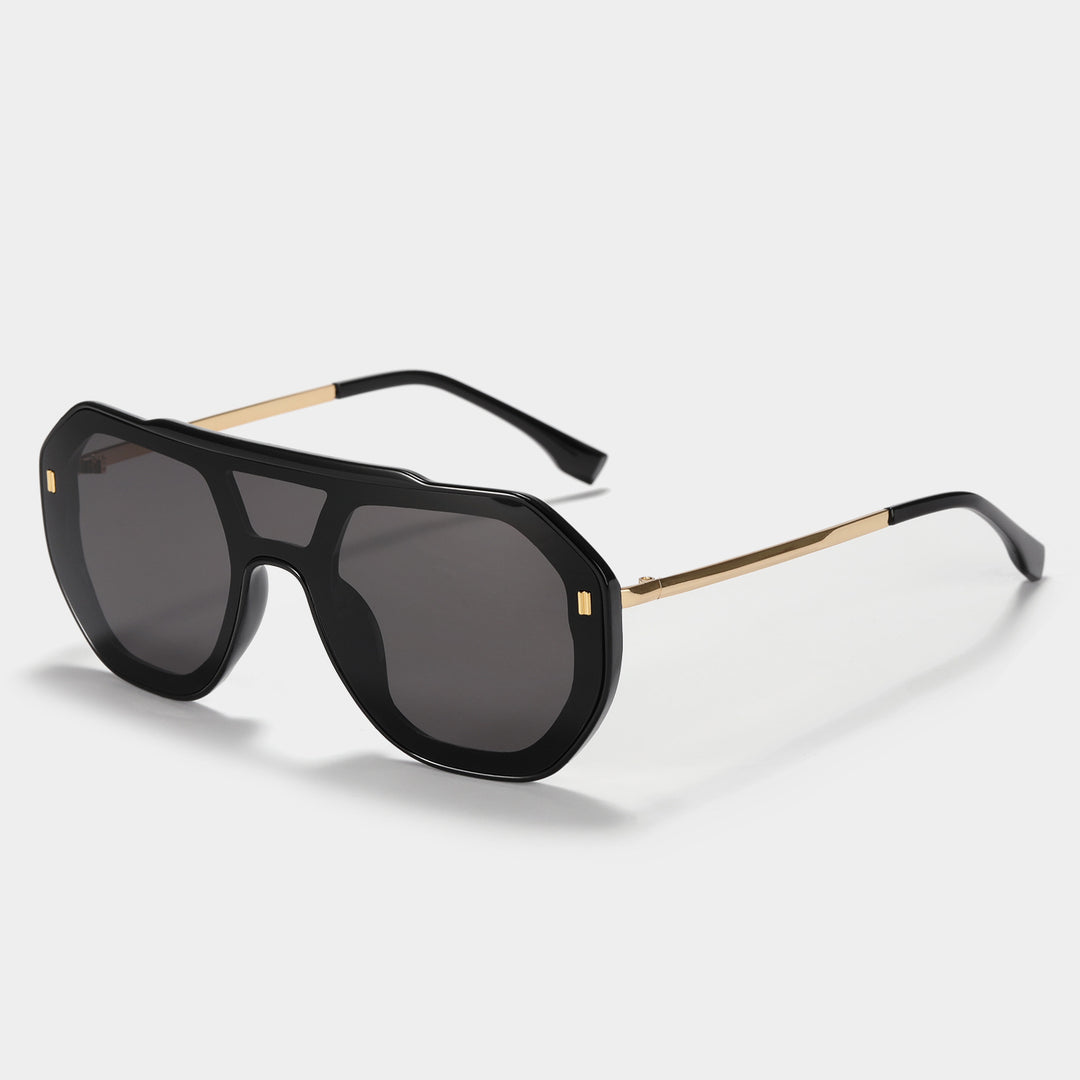 Women oversized geometric sunglasses with elegant frame Bowlift
