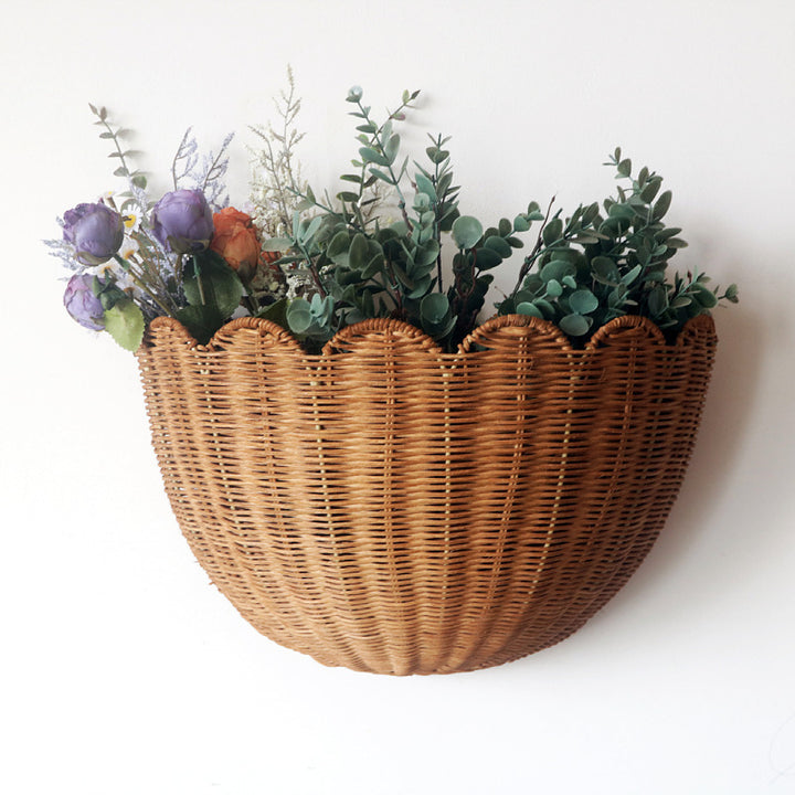 Decorative Woven Flower Pot Bowlift