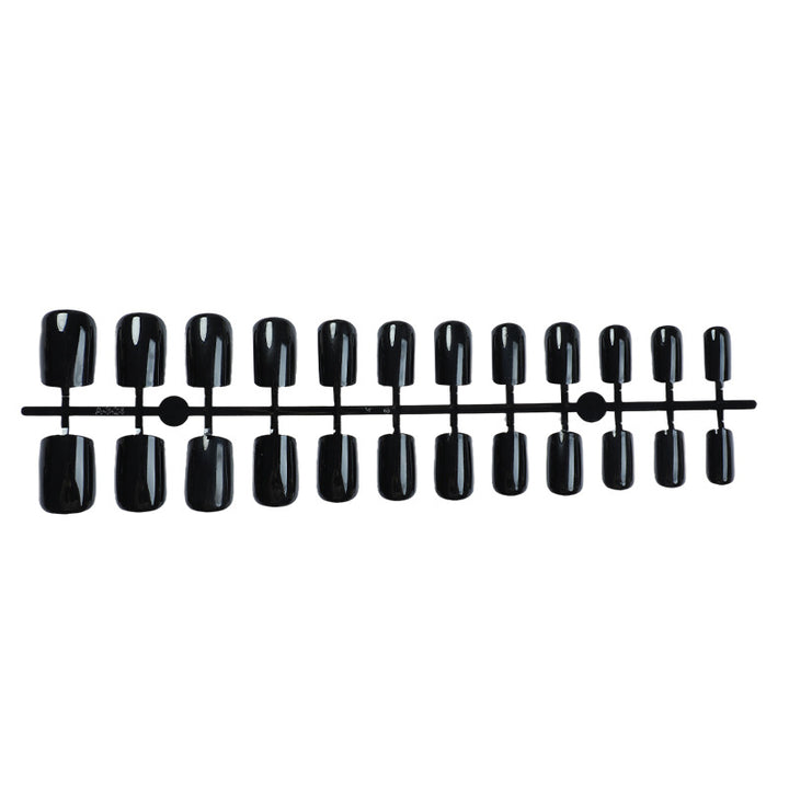 Elegant Glossy Press-On Nail Set Bowlift