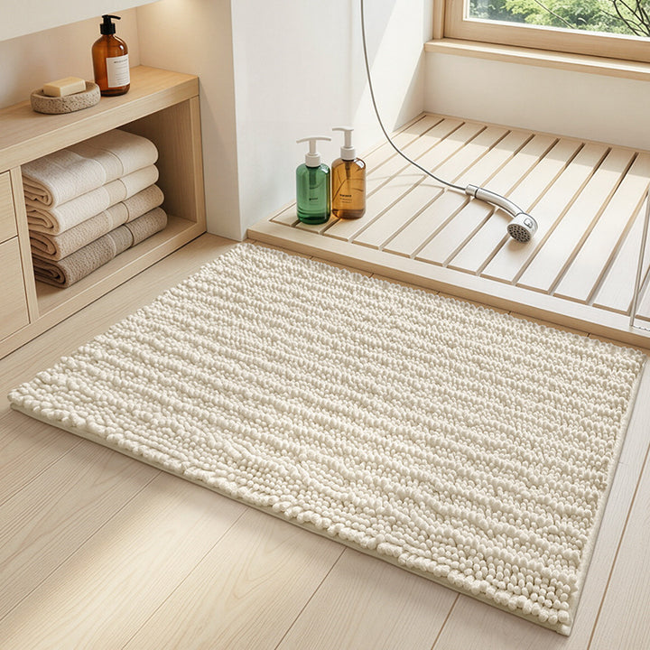 Ultra-Soft Chenille Bathroom Mat Bowlift