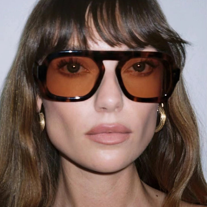 Women's modern oversized sunglasses in angular design Bowlift
