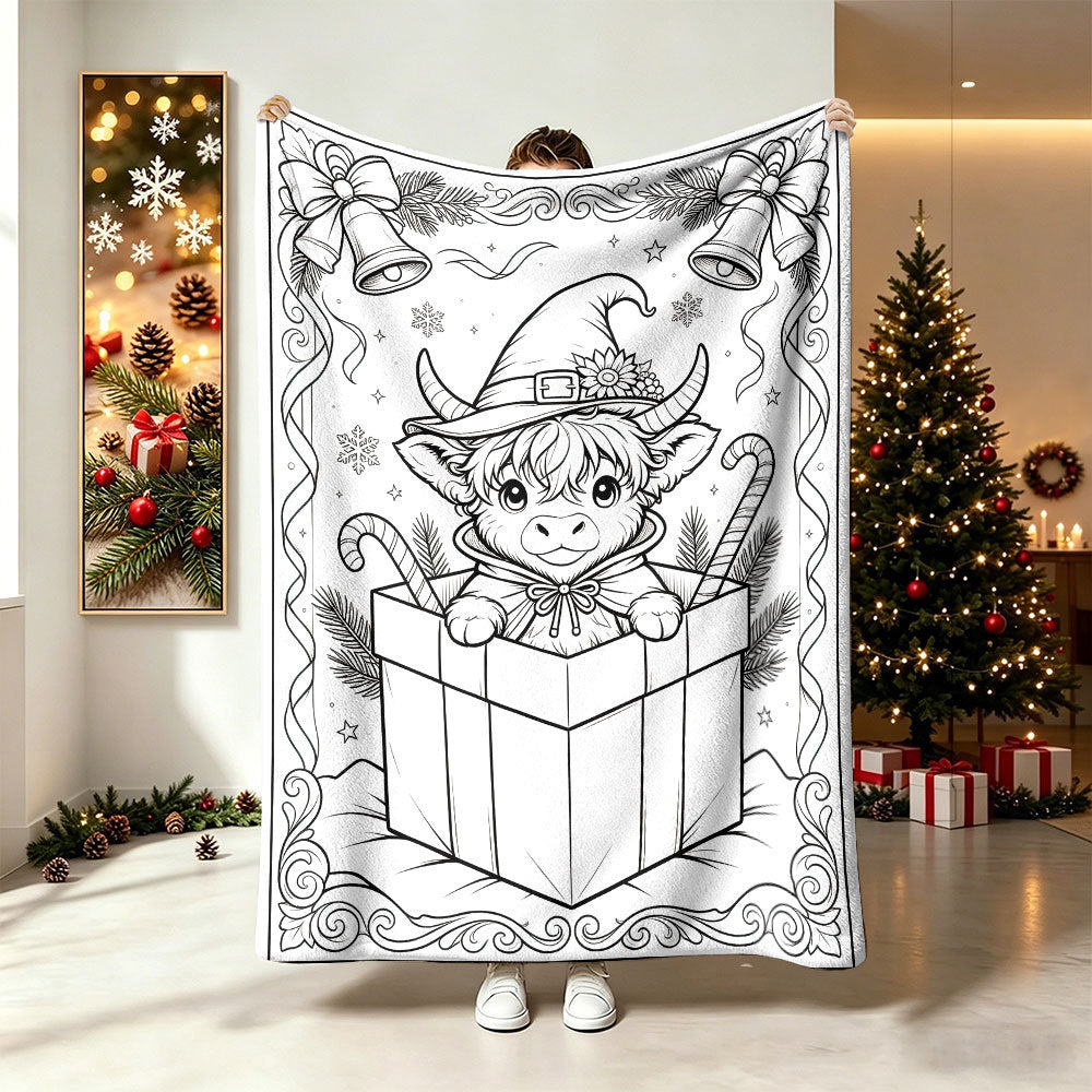 Cozy Artistic Animal Print Blanket