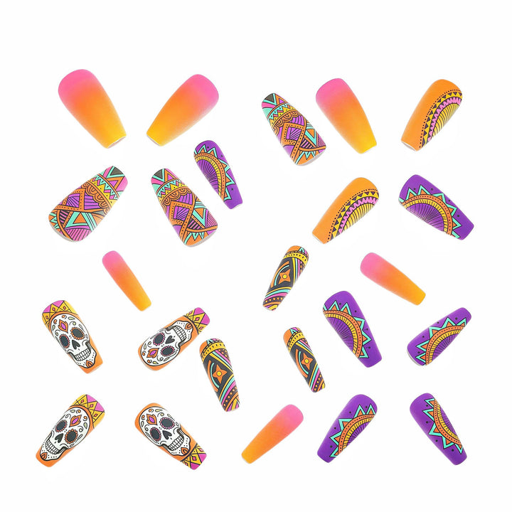 Art Nails In Creative Skull Design Bowlift