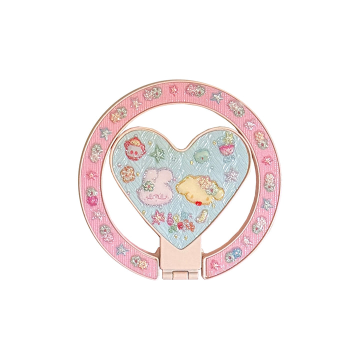 Playful hand mirror in heart design Bowlift