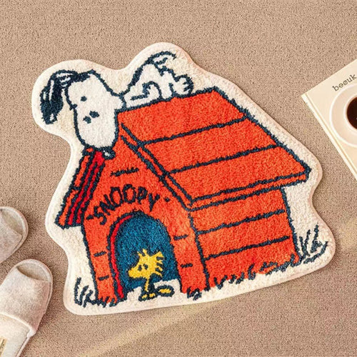 Cartoon-Themed Plush Area Rug