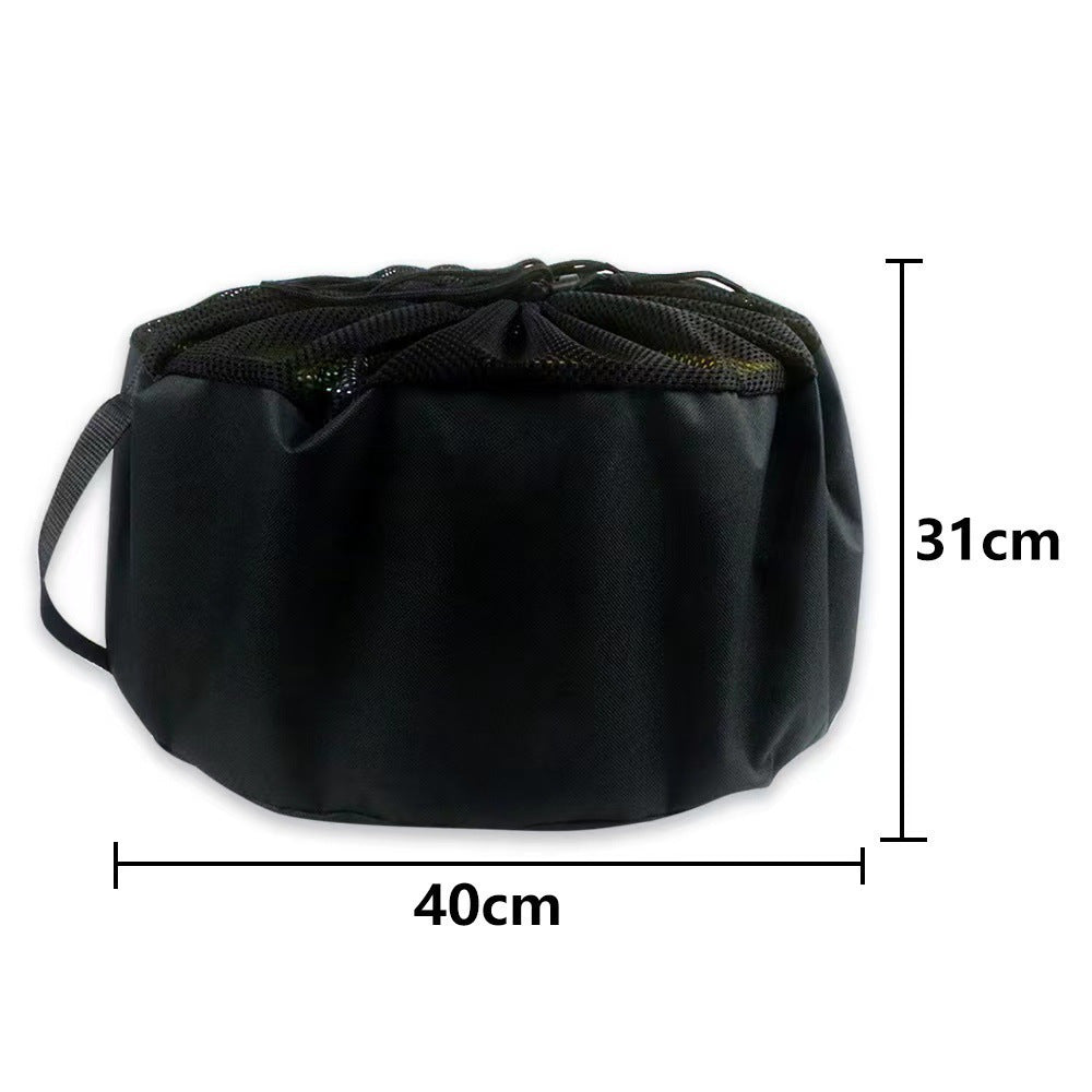 Multifunctional storage bag with mesh surface Bowlift