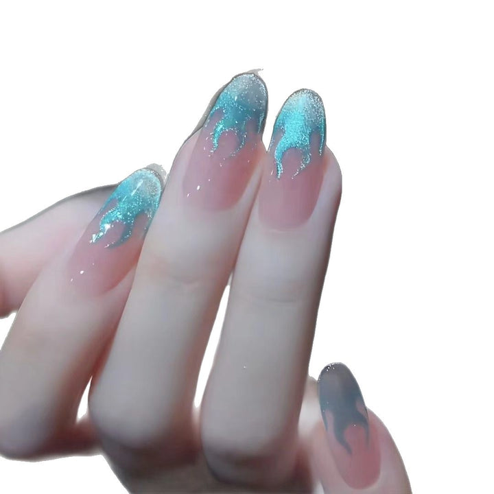 Artistic Flame Design Nail Art Set Bowlift