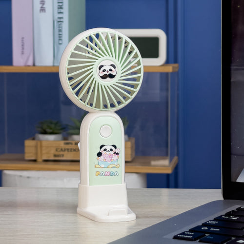 Women's Portable Hand Fan in Cute Panda Design Bowlift