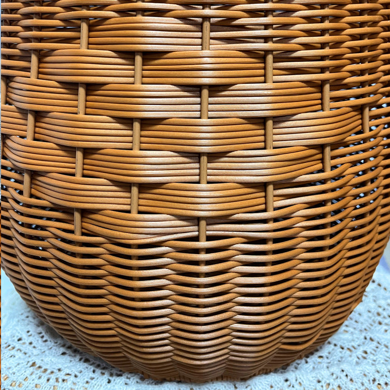Women High-Quality Storage Basket with Padded Lid Bowlift