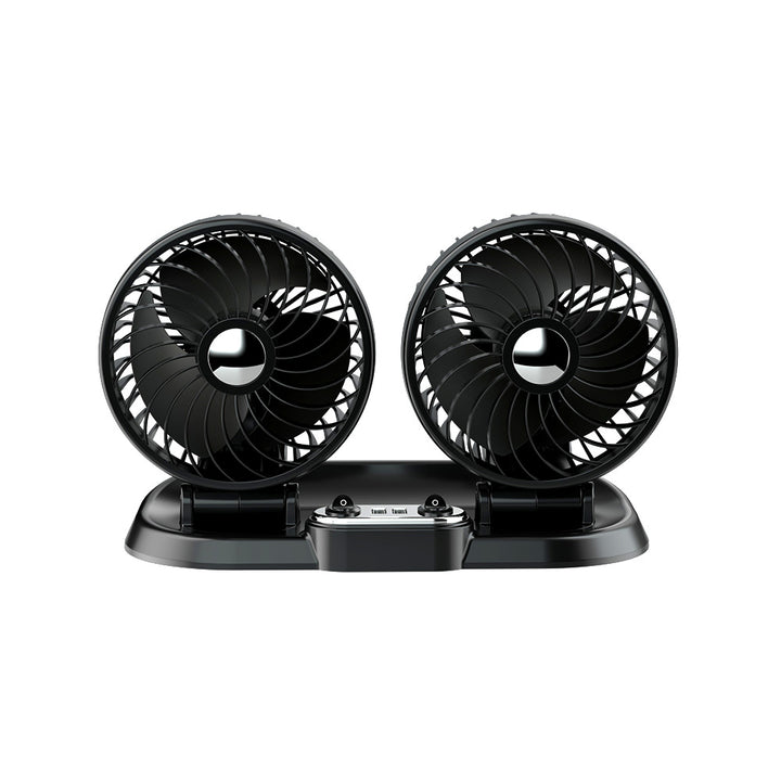 Dual-Head Portable Car Ventilation Fan Bowlift