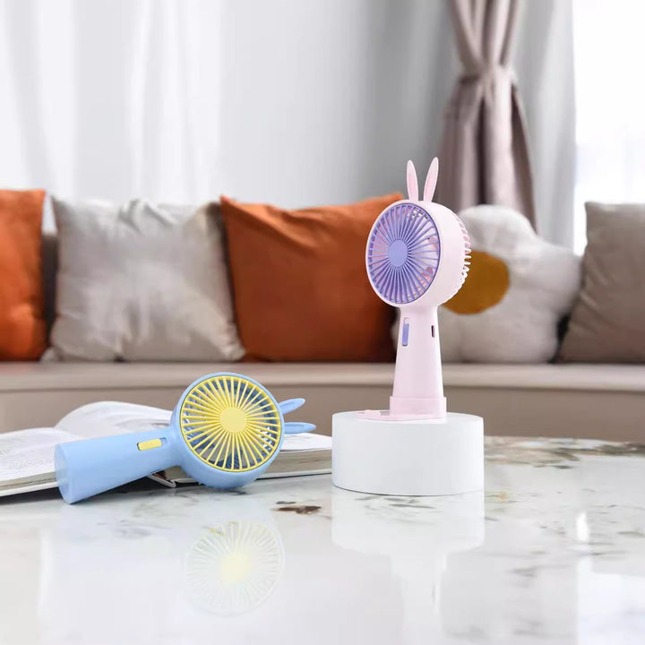 Portable Handheld Cooling Fan with Cute Antler Design Bowlift