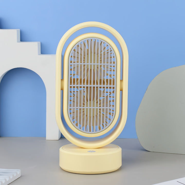 Ladies Portable Table Fan in Modern and Compact Design Bowlift