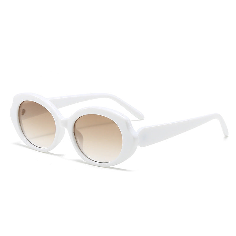 Women's fashionable round designer sunglasses Bowlift