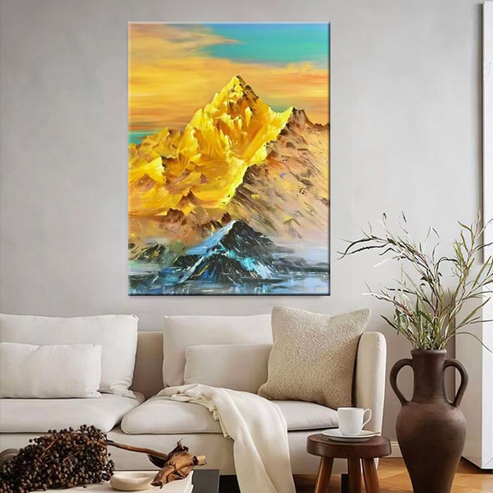 Breathtaking Mountain Landscape Canvas Artwork