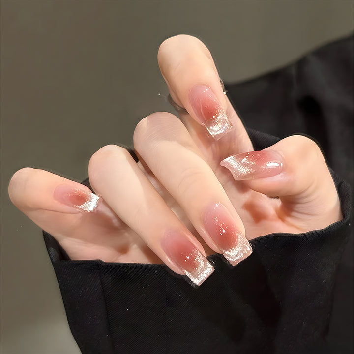 Elegant Stiletto Press-On Nail Art Set Bowlift 1788496342