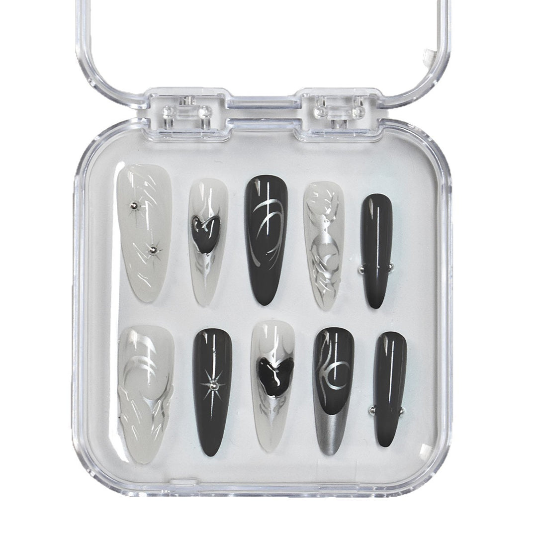 Artistic Stiletto Nail Art Extensions Bowlift