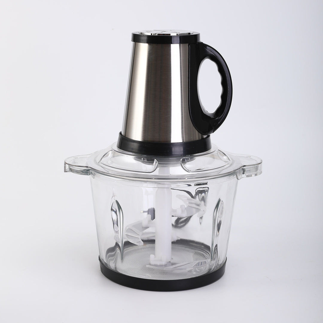 Stainless Steel Electric Meat Mincer with Safety Lid Bowlift