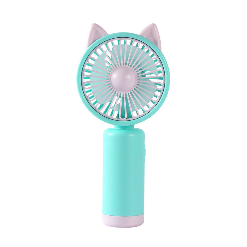 Cute Bunny Ears Handheld Fan Bowlift
