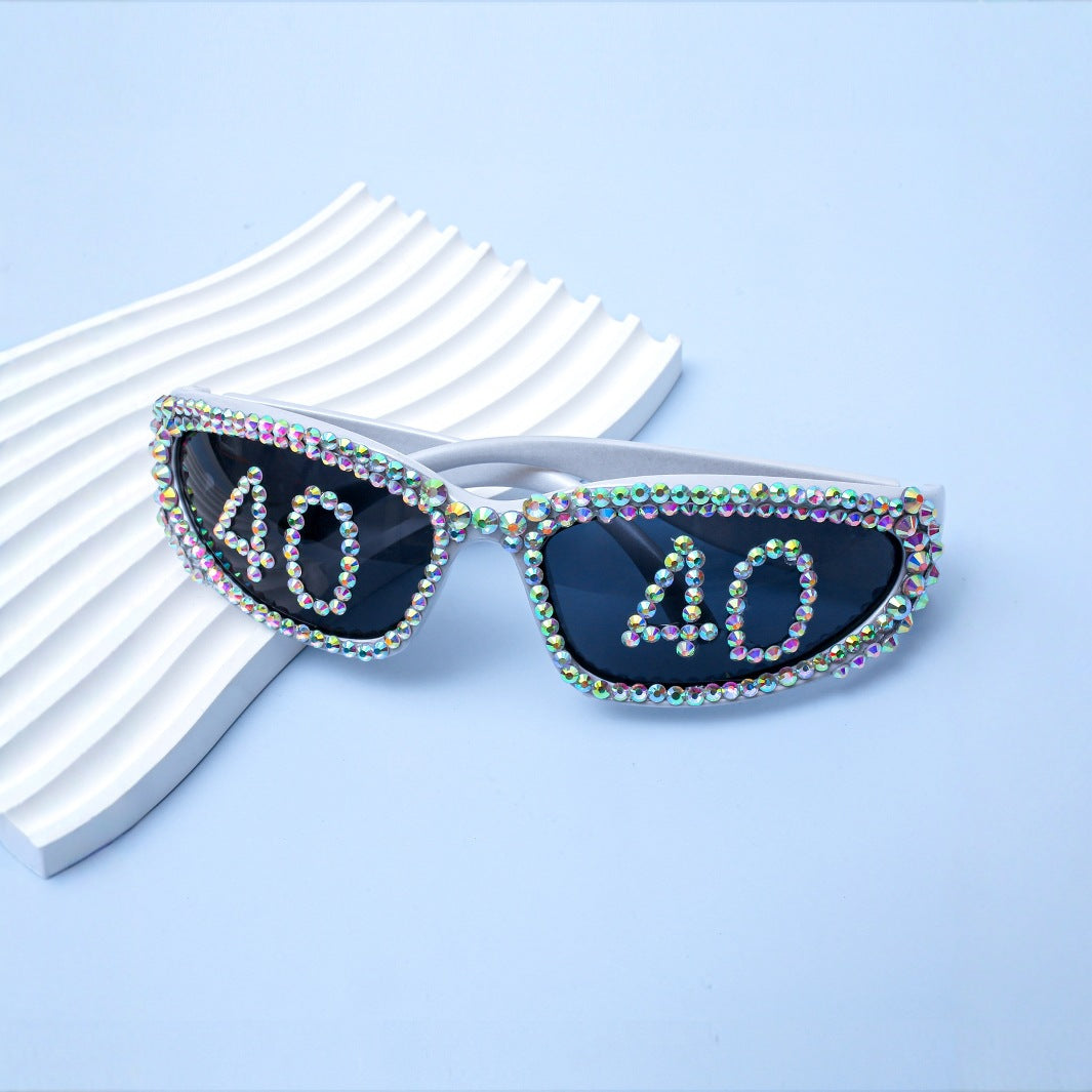 Statement Swarovski Crystal Embellished Sunglasses Bowlift