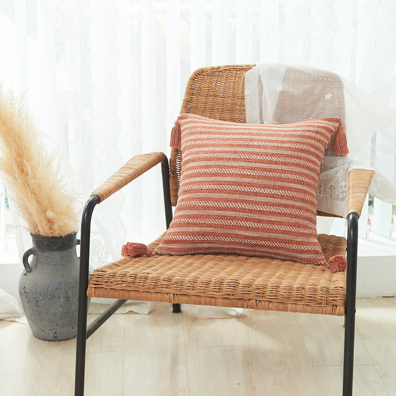 Decorative Tassel Throw Pillow
