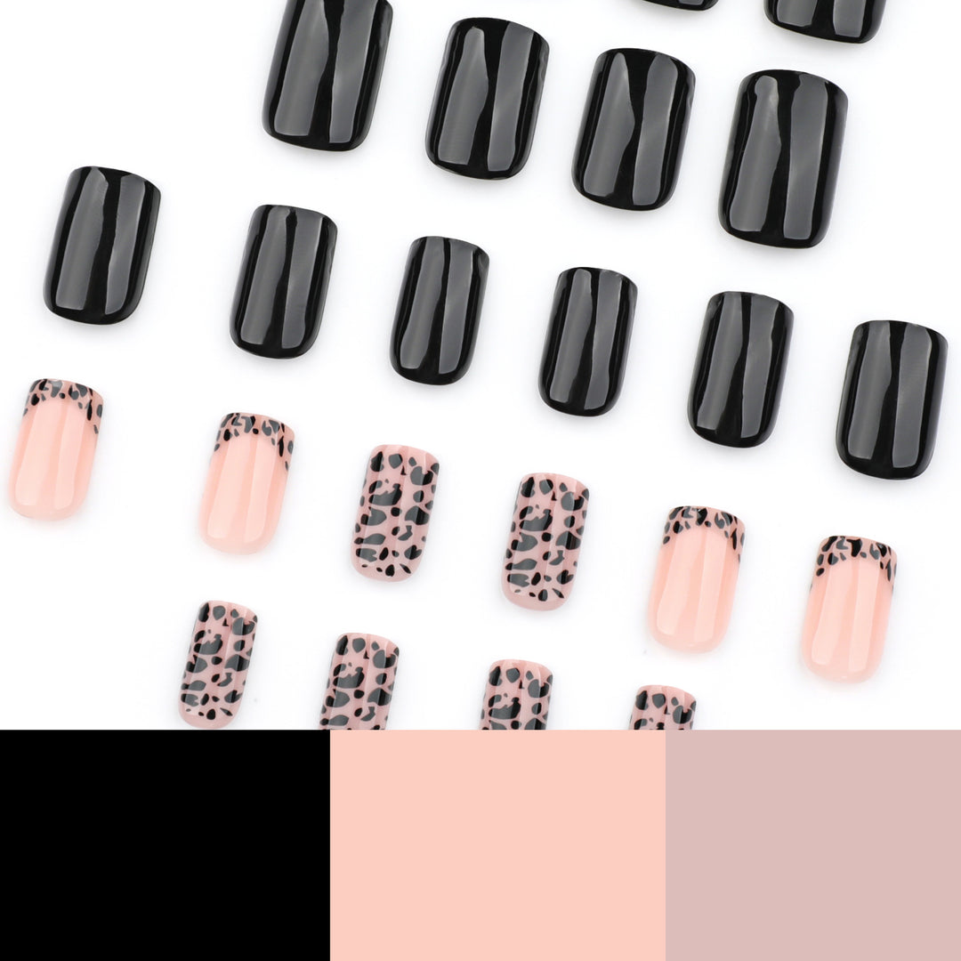 Artful Gel Nails in Leopard Design Bowlift