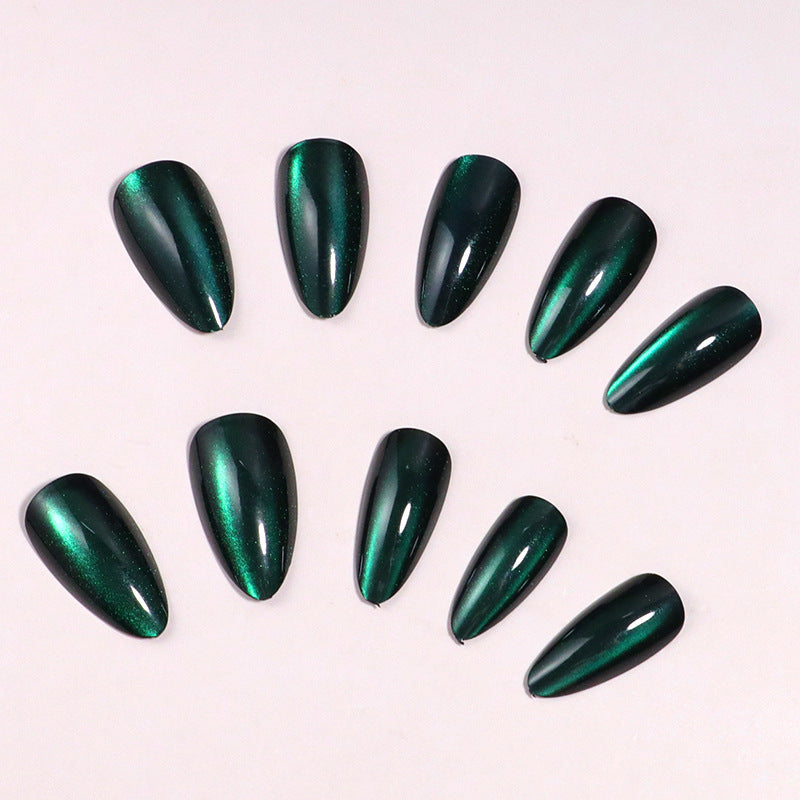 Premium Glossy Stiletto Press-On Nail Set Bowlift