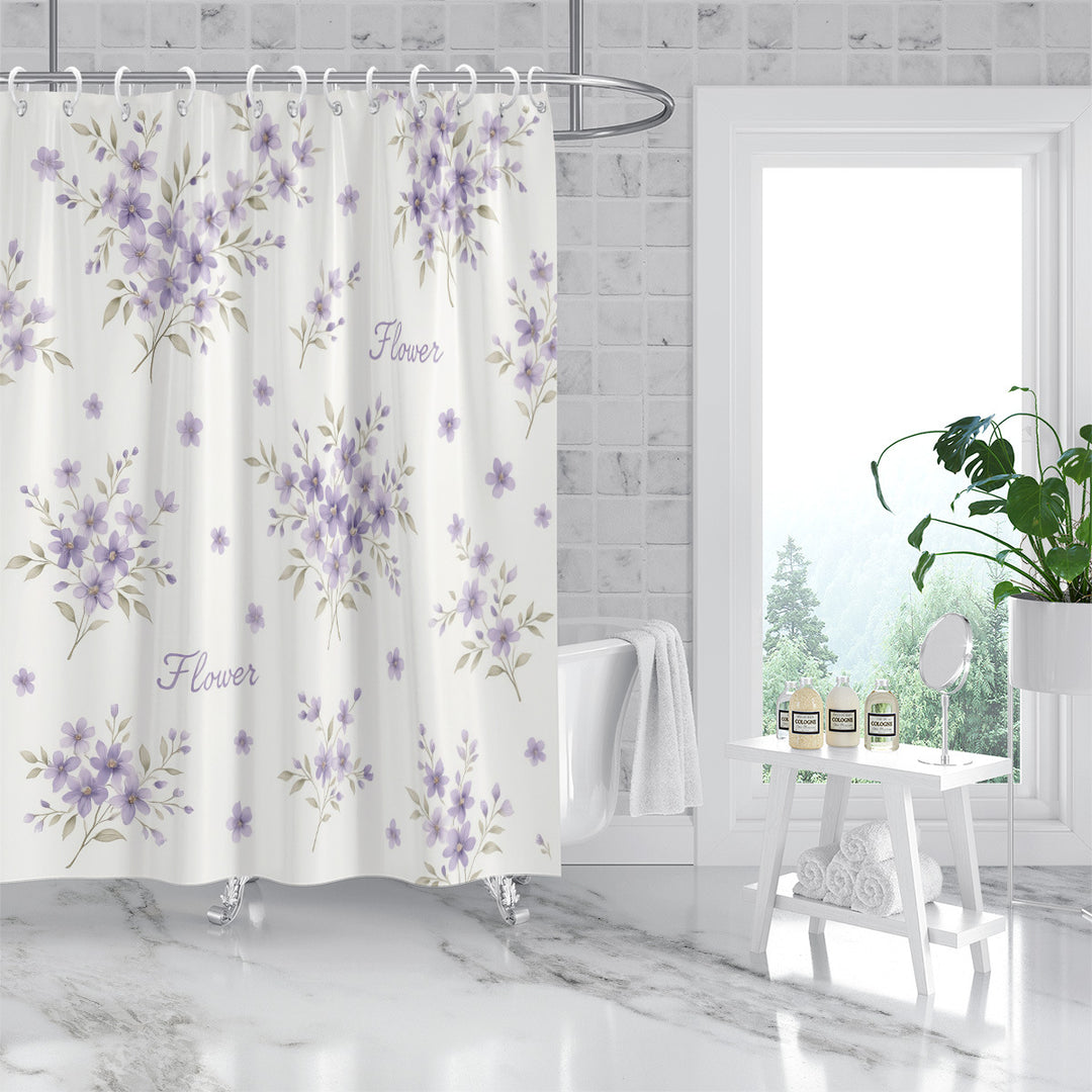 Decorative Shower Curtain Bowlift