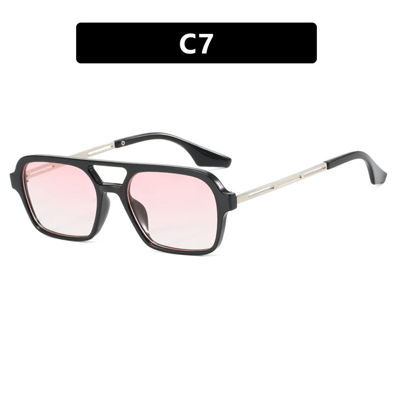 Women's striking square sunglasses with transparent frame Bowlift