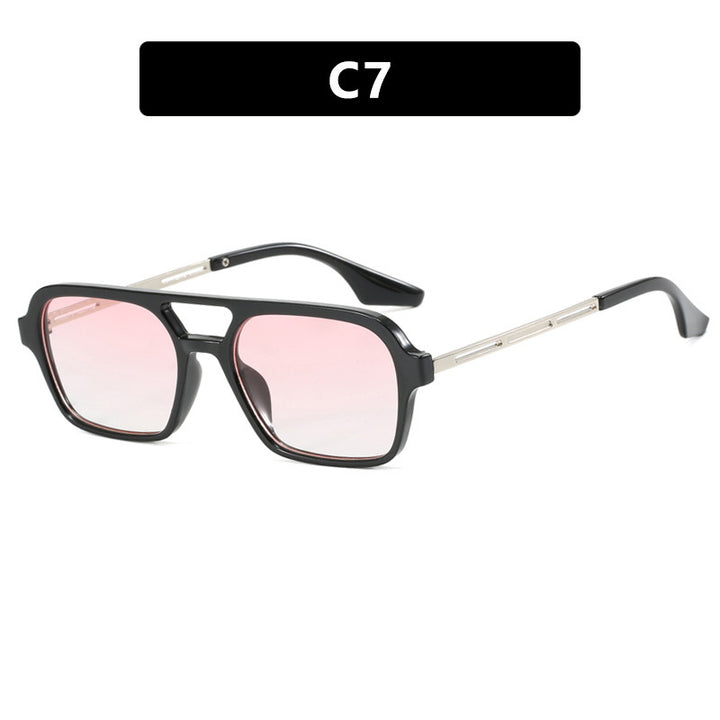 Women's striking square sunglasses with transparent frame Bowlift